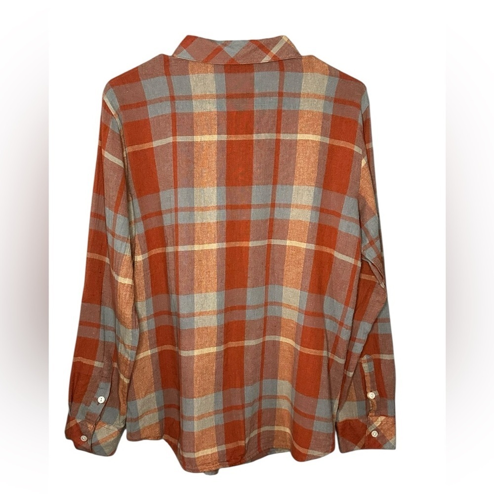 Sanctuary Plaid Buttondown Shirt Size Medium - Picture 5 of 11